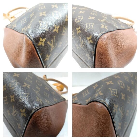 Louis Vuitton Fold Tote MM Brown Monogram Hand Bag mon-1102-090325 - Picture 9 of 16